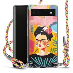 New Carry Case Transparent Stoff colourful/silber