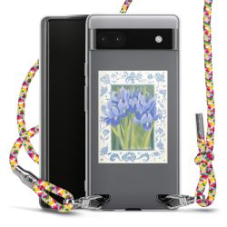 New Carry Case Transparent Stoff colourful/silber