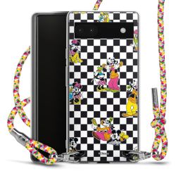 New Carry Case Transparent Stoff colourful/silber