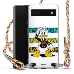 New Carry Case Transparent Stoff colourful/silber