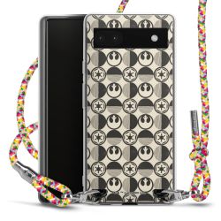 New Carry Case Transparent Stoff colourful/silber