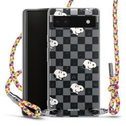 New Carry Case Transparent Stoff colourful/silber