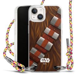 New Carry Case Transparent Stoff colourful/silber