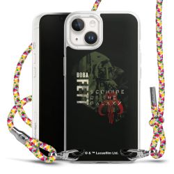 New Carry Case Transparent Stoff colourful/silber