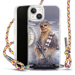 New Carry Case Transparent Stoff colourful/silber