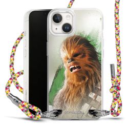 New Carry Case Transparent Stoff colourful/silber