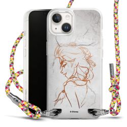 New Carry Case Transparent Stoff colourful/silber