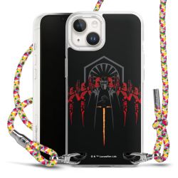 New Carry Case Transparent Stoff colourful/silber