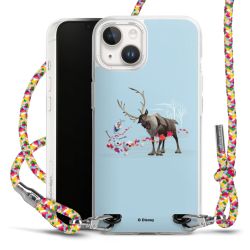 New Carry Case Transparent Stoff colourful/silber