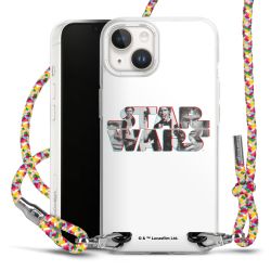 New Carry Case Transparent Stoff colourful/silber