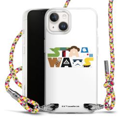 New Carry Case Transparent Stoff colourful/silber