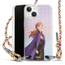 New Carry Case Transparent Stoff colourful/silber