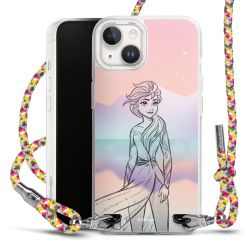 New Carry Case Transparent Stoff colourful/silber