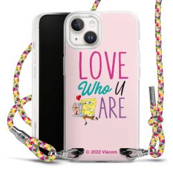 New Carry Case Transparent Stoff colourful/silber