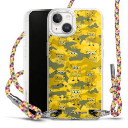 New Carry Case Transparent Stoff colourful/silber