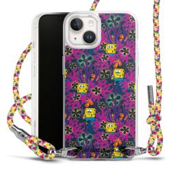 New Carry Case Transparent Stoff colourful/silber