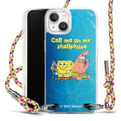 New Carry Case Transparent Stoff colourful/silber