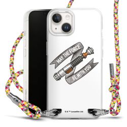 New Carry Case Transparent Stoff colourful/silber