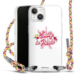 New Carry Case Transparent Stoff colourful/silber