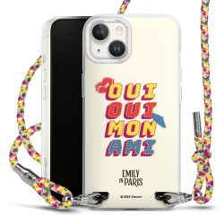 New Carry Case Transparent Stoff colourful/silber