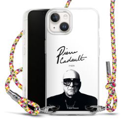 New Carry Case Transparent Stoff colourful/silber