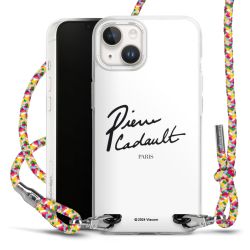 New Carry Case Transparent Stoff colourful/silber