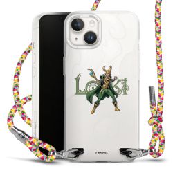 New Carry Case Transparent Stoff colourful/silber