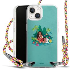 New Carry Case Transparent Stoff colourful/silber