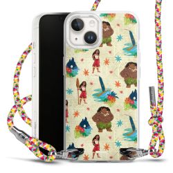 New Carry Case Transparent Stoff colourful/silber