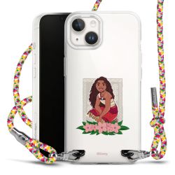 New Carry Case Transparent Stoff colourful/silber