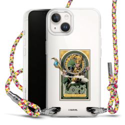 New Carry Case Transparent Stoff colourful/silber