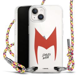 New Carry Case Transparent Stoff colourful/silber