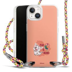 New Carry Case Transparent Stoff colourful/silber