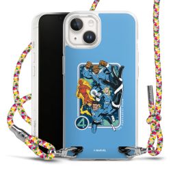 New Carry Case Transparent Stoff colourful/silber