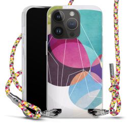 Carry Case Transparent Fabric colourful