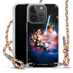 New Carry Case Transparent Stoff colourful/silber