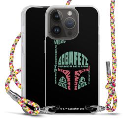 New Carry Case Transparent Stoff colourful/silber