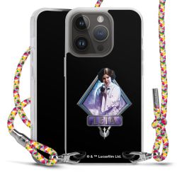 New Carry Case Transparent Stoff colourful/silber