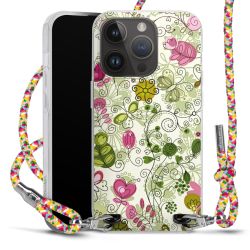 New Carry Case Transparent Stoff colourful/silber