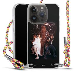 New Carry Case Transparent Stoff colourful/silber