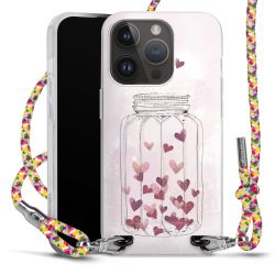 New Carry Case Transparent Stoff colourful/silber