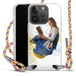 New Carry Case Transparent Stoff colourful/silber