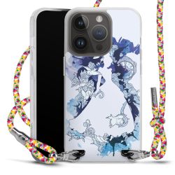 New Carry Case Transparent Stoff colourful/silber