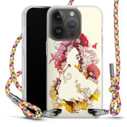 New Carry Case Transparent Stoff colourful/silber