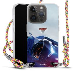 New Carry Case Transparent Stoff colourful/silber