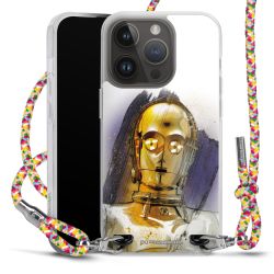 New Carry Case Transparent Stoff colourful/silber