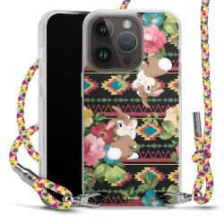 New Carry Case Transparent Stoff colourful/silber