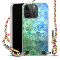 New Carry Case Transparent Stoff colourful/silber