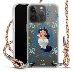 New Carry Case Transparent Stoff colourful/silber