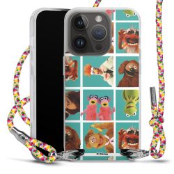 New Carry Case Transparent Stoff colourful/silber